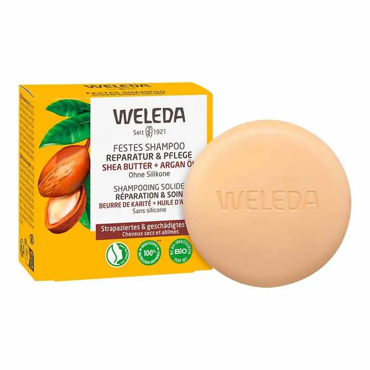 Weleda festes Shampoo Reparatur & Pflege, 50 g Knallerangebot