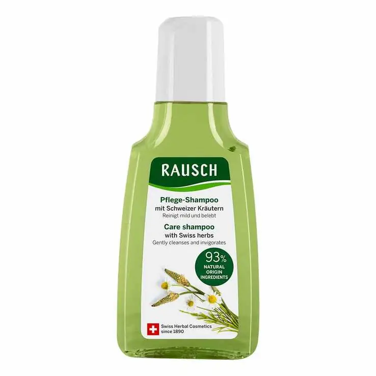 Billig Rausch Pflege-Shampoo mit Schweizer Kräutern, 40 ml