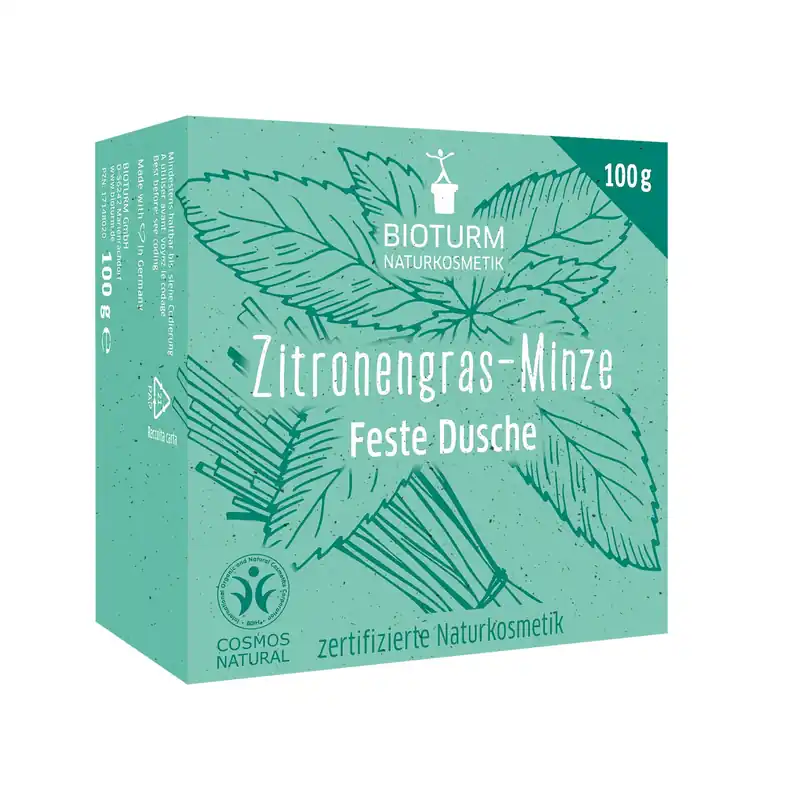 Top-Seller BIOTURM Feste Dusche Zitronengras-Minze 100g