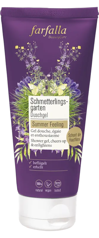 Geprüft farfalla Schmetterlingsgarten, Duschgel 200ml