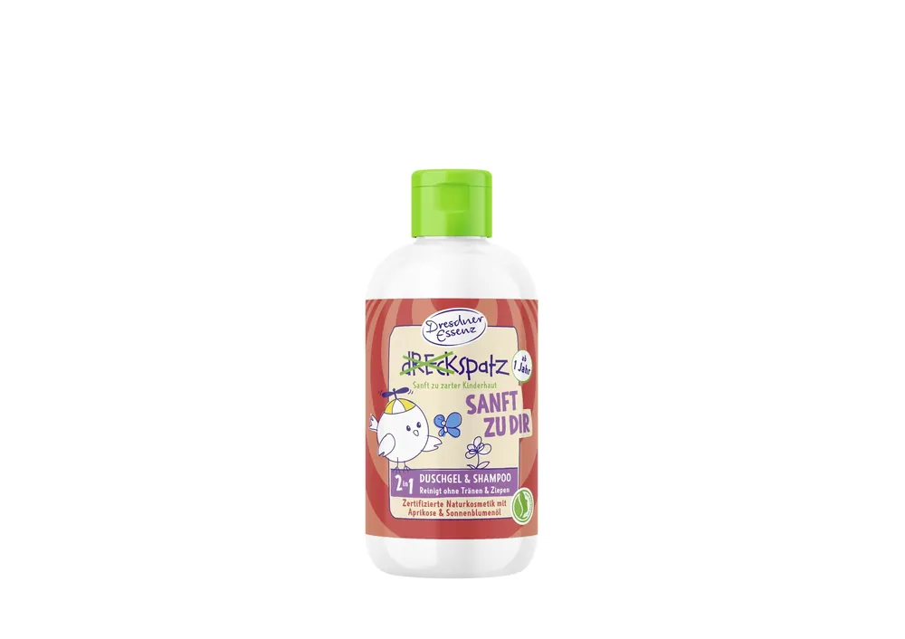 Dresdner Essenz Dreckspatz DE 2in1 Duschgel Sanft zu dir 250ml Sonderangebot