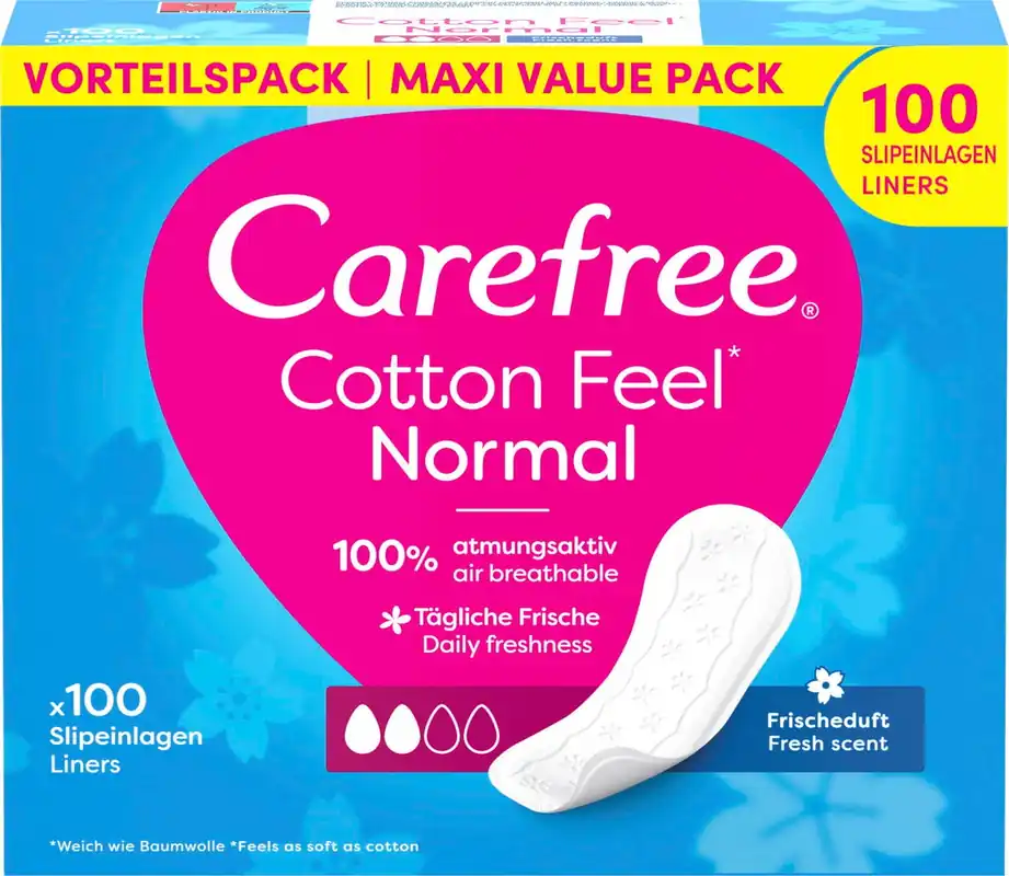 Bestseller Slipeinlagen Cotton Feel Normal mit Frischeduft Maxi Pack