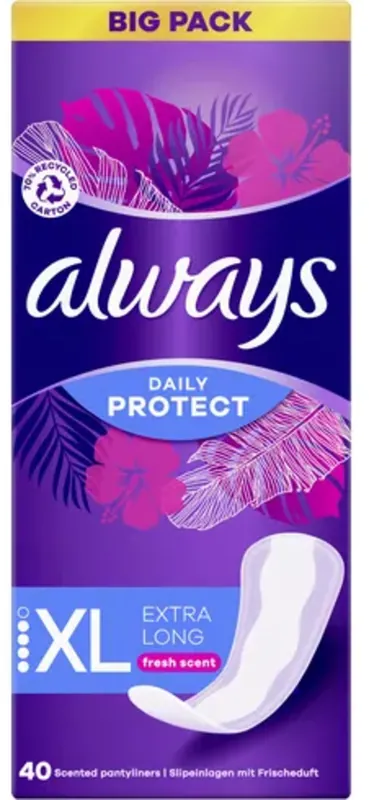 Daily Protect Extra Long Slipeinlagen mit Frischeduft Garantierte Lieferung