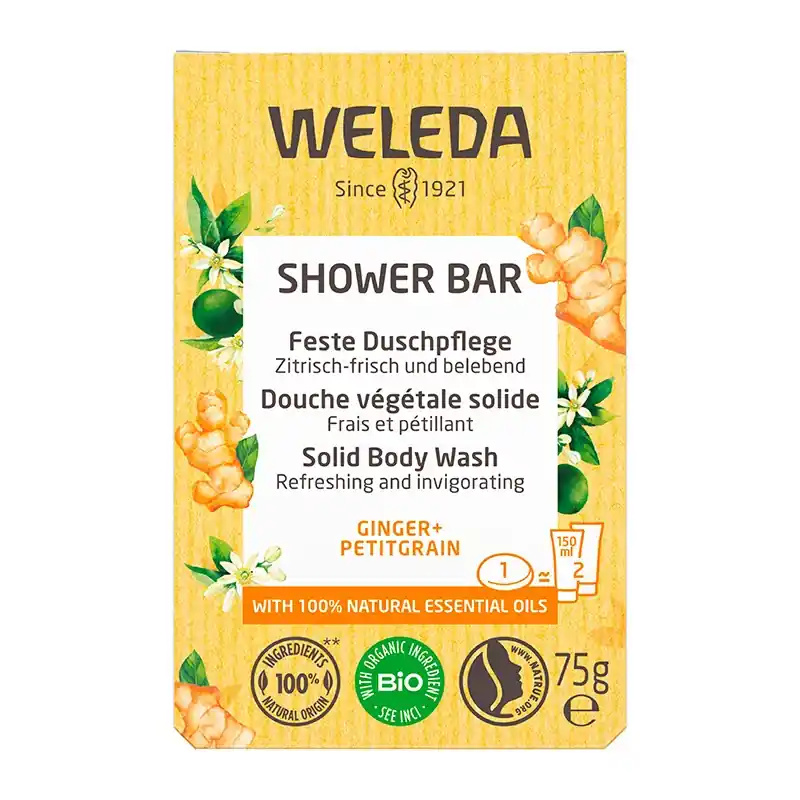 Garantierte Lieferung Shower Bar feste Duschpflege Ginger und Petitgrain, 75g