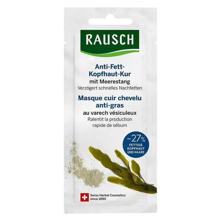 Preiswert Rausch Anti-Fett-Kopfhaut-Kur mit Meerestang beutel , 15 ml