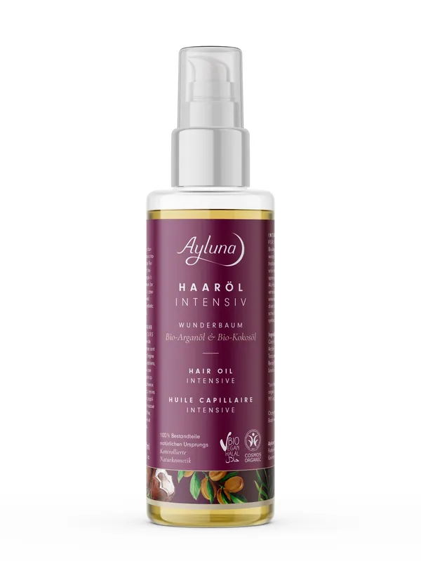 Limited Edition Ayluna Intensiv Haaröl Wunderbaum mit Bio-Arganöl, Bio-Kokosöl und Bio-Klettenwurzel 100ml