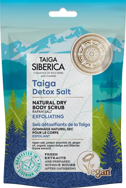 Sonderangebot Taiga Detox Salt Natural Dry Body Scrub