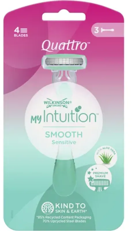 Echt Quattro Smooth Sensitive Einwegrasierer