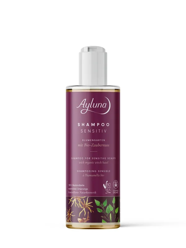 Jetzt Zugreifen Ayluna Shampoo Sensitiv Blumengarten mit Bio-Zaubernuss 250ml