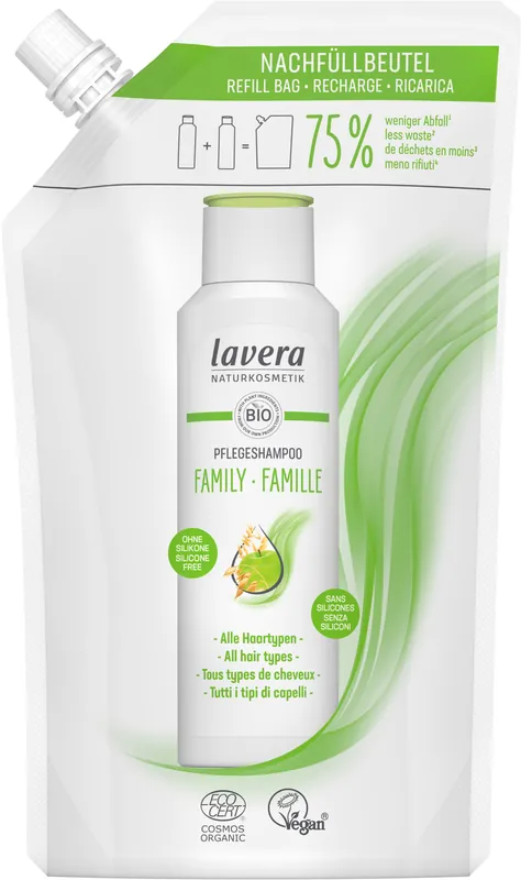 Großhandel lavera Nachfüllbeutel Pflegeshampoo Family 500ml