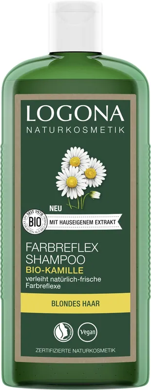 Logona Farbreflex Shampoo Bio-Kamille Blondes Haar 250ml Expressversand