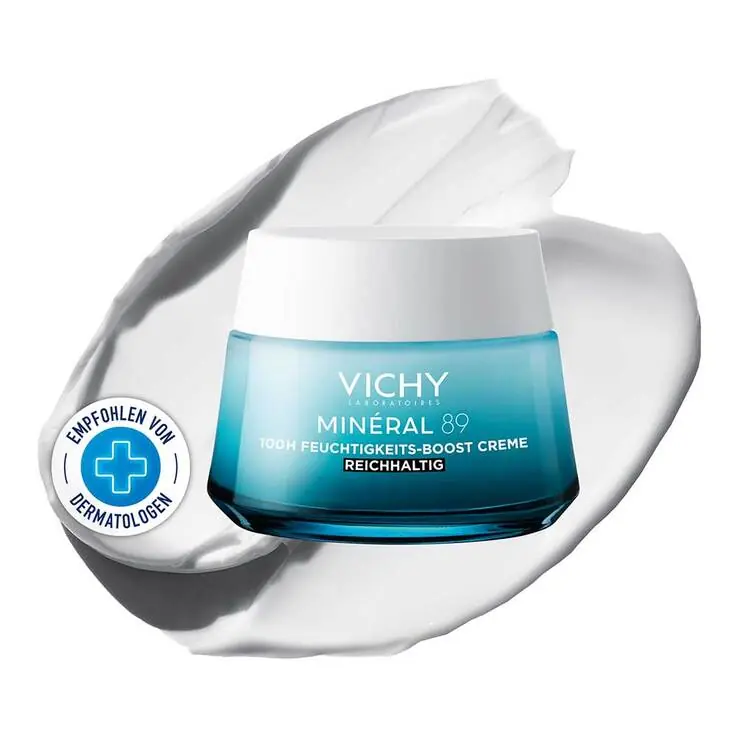 Mengenrabatt Vichy Mineral 89 100h Creme reichhaltig mit Duft, 50 ml