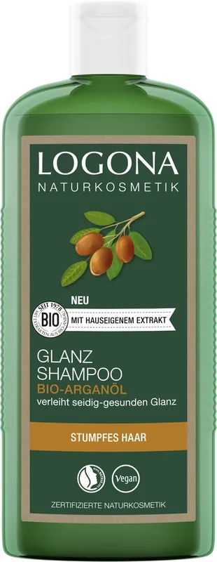 Zertifiziert Logona Glanz Shampoo Bio- Arganöl 250ml