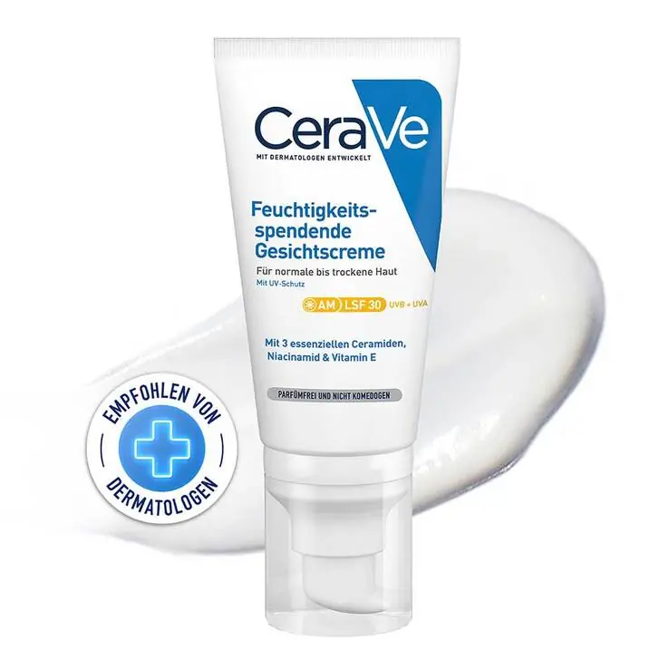 Echt Cerave feuchtigkeitsspendende Gesichtscreme SPF 30, 52 ml