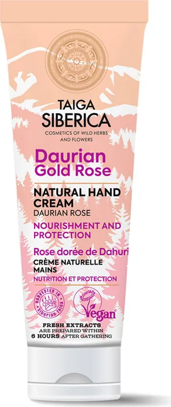 Finale Aktion Taiga Daurian Gold Rose Natural Hand Cream