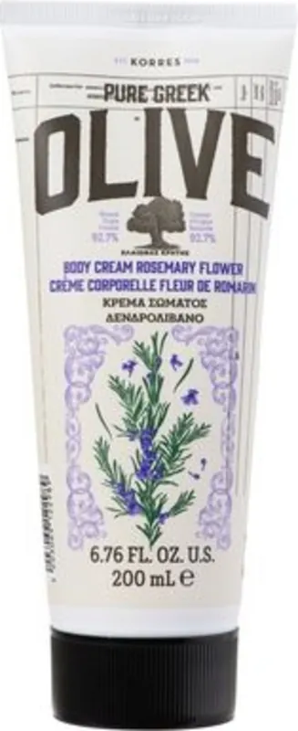 Zertifiziert Pure Greek Olive & Rosemary Flower K\\u00f6rpercreme