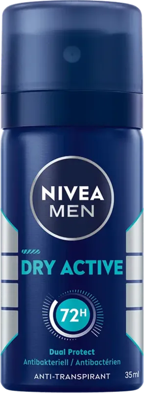 Markenware MEN Deo Spray Dry Active Anti-Transpirant Mini