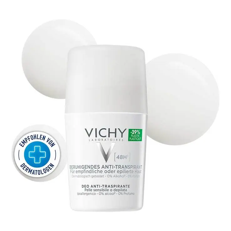 Vichy Deo Roll-on Sensitiv Antitranspirant 48h , 50 ml Neue Ware