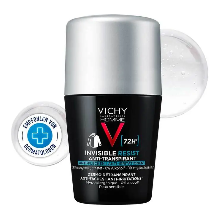 Vichy Homme Deo Roll-on 72h Anti-Flecken, 50 ml Jetzt Bestellen