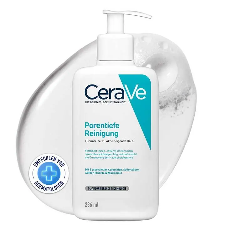 Direktkauf CeraVe porentiefe Reinigung Gel, 236 ml
