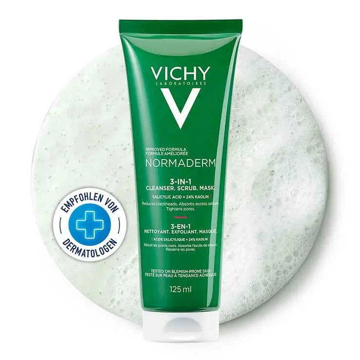Jetzt Bestellen Vichy Normaderm Tri-Activ Gel Reingung + Peeling + Maske, 125 ml
