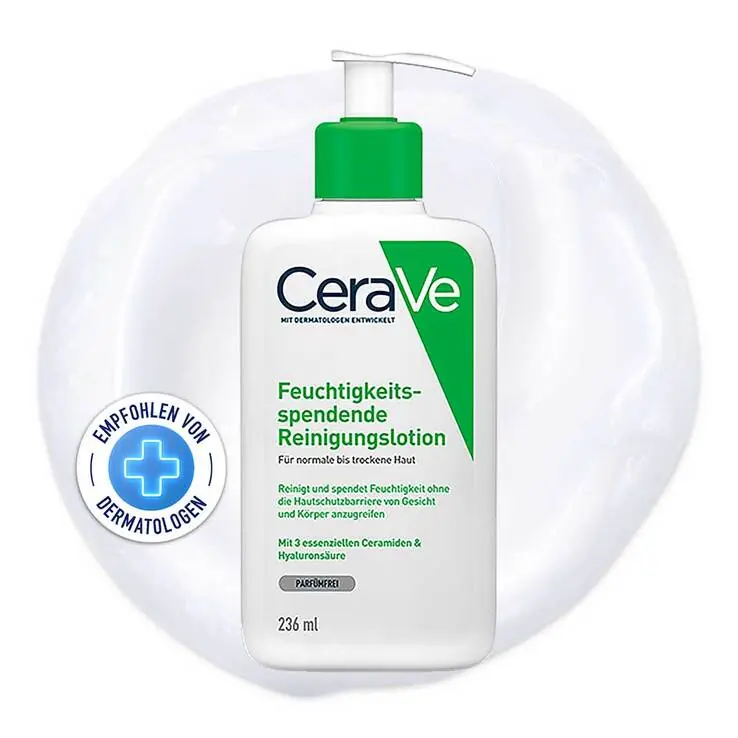 Expressversand CeraVe feuchtigkeitsspendende Reinigungslotion, 236 ml