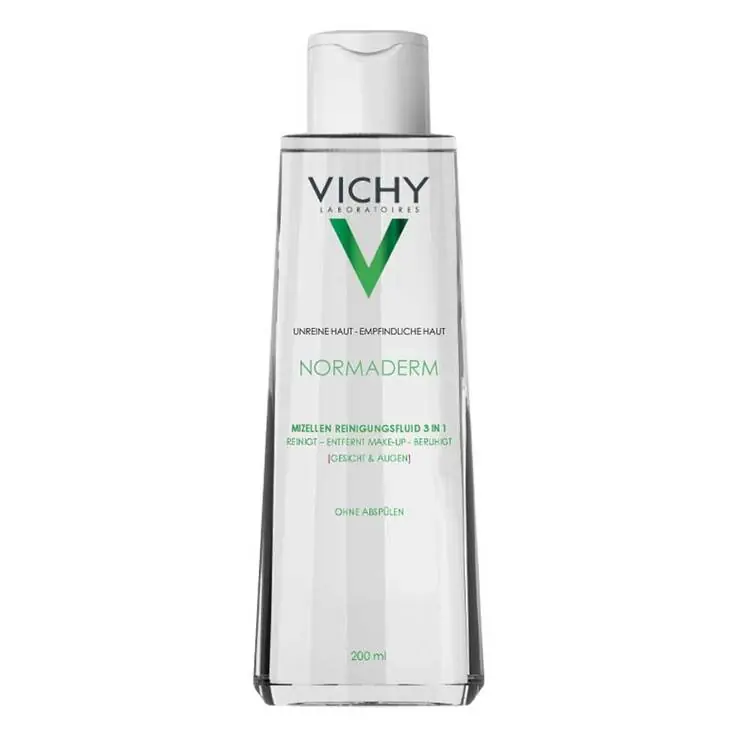 Finale Aktion Vichy Normaderm Reinigungsfluid mit Mizellen-Technologie 3in1, 200 ml
