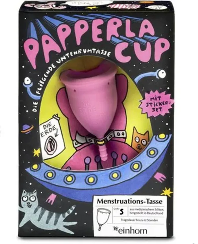 Sofort Bestellen Menstruationstasse Papperlacup, Gr. S