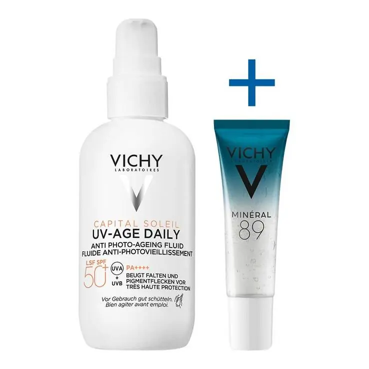 Vichy Capital Soleil UV-Age daily LSF 50 + , 80 ml Weltweiter Versand