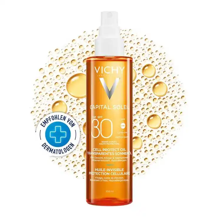 Vichy Capital Soleil Cell Protect Oil LSF 30, 200 ml Original