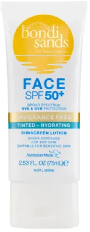 Face Sunscreen Lotion SPF 50+ Tinted - Hydrating Exklusiv