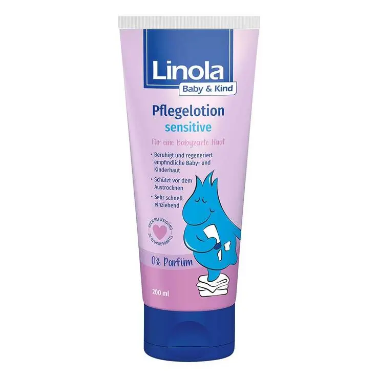 Preisreduziert Linola Baby & Kind Pflegelotion sensitive, 200 ml