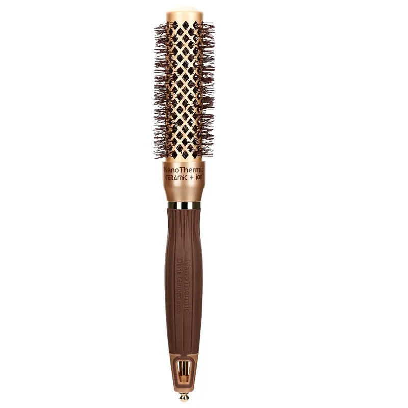 Garantierte Lieferung Olivia Garden Expert Blowout Shine Wavy Bristles Gold&Brown 25