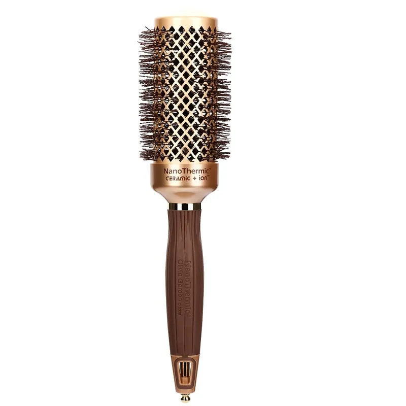 Kostenloser Rückversand Olivia Garden Expert Blowout Shine Wavy Bristles Gold&Brown 45