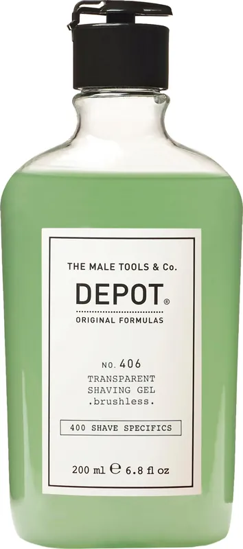 Heißes Angebot No.406 Transparent Shaving Gel- Brushless