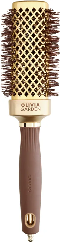 Gratis Versand Olivia Garden Expert Blowout Straight Wavy Bristle Gold&Brown 40