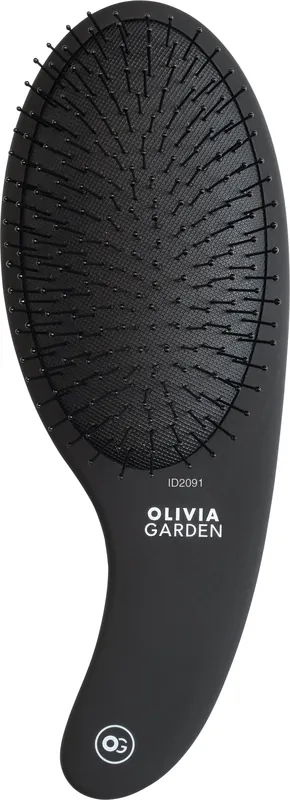 Olivia Garden Expert Care Curve Nylon Bristles Matt Black Bestseller
