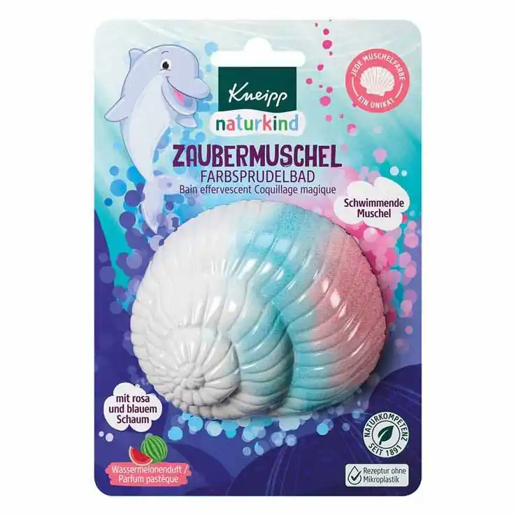 Saisonangebot Kneipp naturkind Zaubermuschel Farbsprudelbad, 85 g