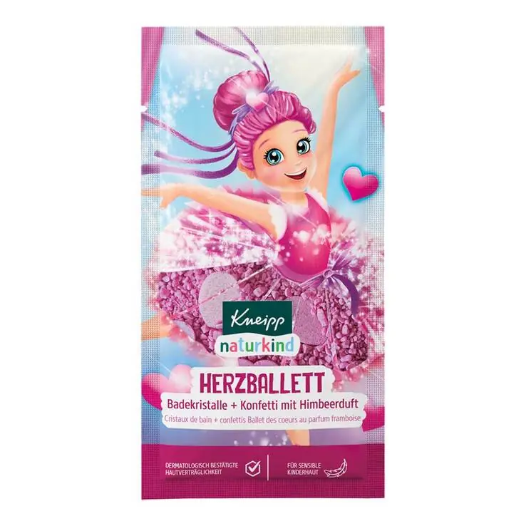 Kneipp naturkind Herzballett Badesalz & Konfetti, 40 g Hochwertig