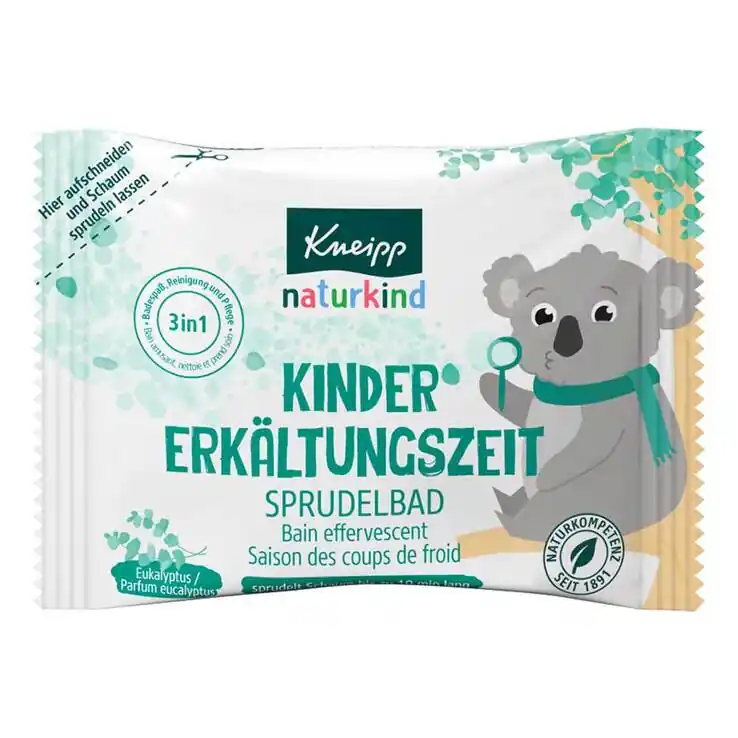 Kneipp naturkind Kinder Erkältungszeit Sprudelbad, 80 g Top-Qualität