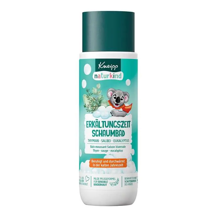 Kneipp naturkind Erkältungszeit Schaumbad, 200 ml Zertifiziert