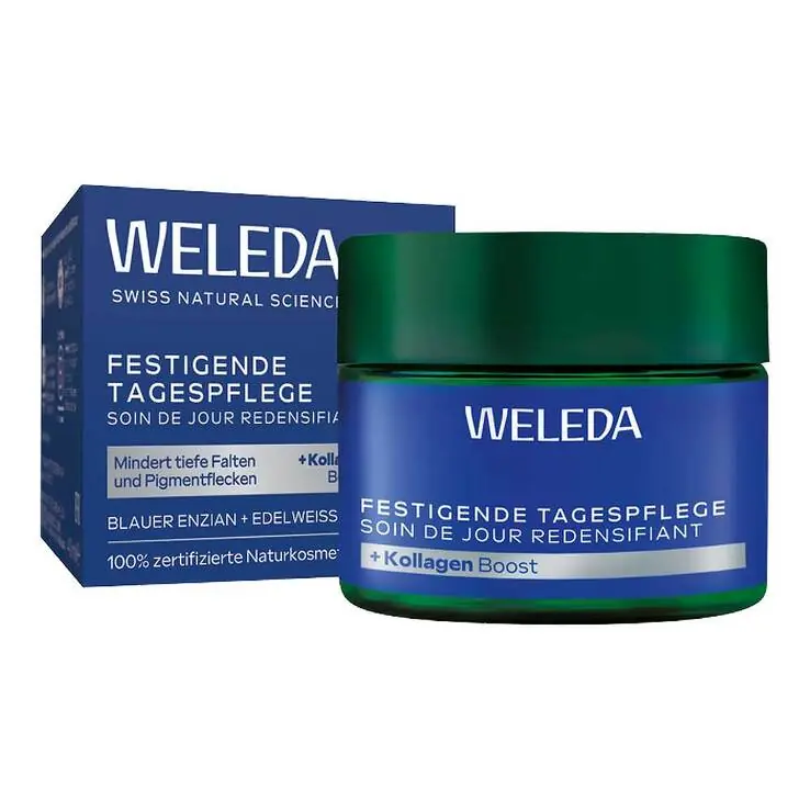 Ausverkauf Weleda festigende Tagespflege blauer Enzian & Edelweiss, 40 ml