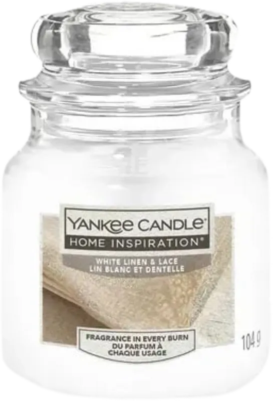Saisonangebot Home Inspiration Kerze im Glas White Linen & Lace
