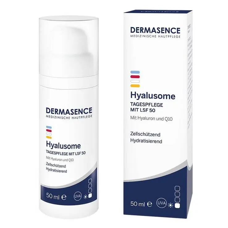 Markenware Dermasence Hyalusome Tagespflege mit LSF 50 Emuls., 50 ml