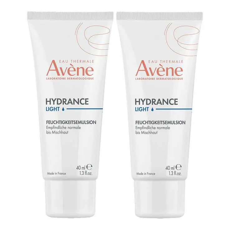 Saisonangebot Avene Hydrance leicht Feuchtigkeitsemulsion , 2×40 ml
