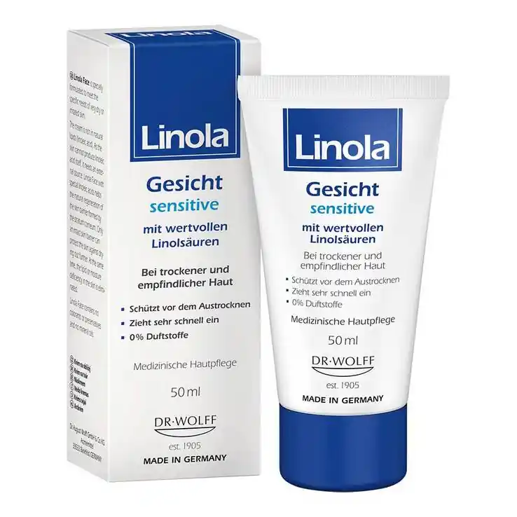 Linola Gesicht sensitive Creme, 50 ml Kostenloser Versand