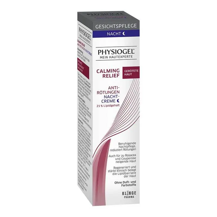 Markenware Physiogel Calming Relief Anti-Rötungen Nachtcreme, 40 ml