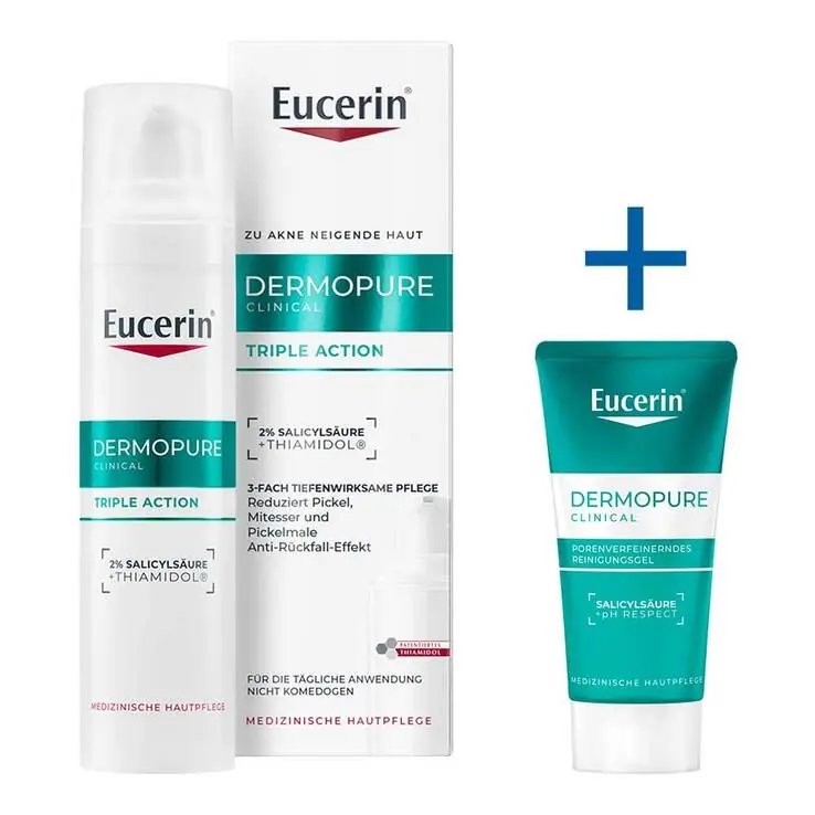 Eucerin Dermopure Clinical Triple Action Creme, 40 ml Billig