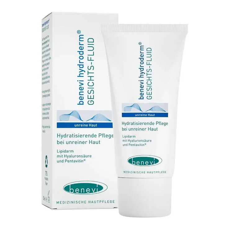 Neue Kollektion Benevi Hydroderm Gesichts Fluid, 50 ml