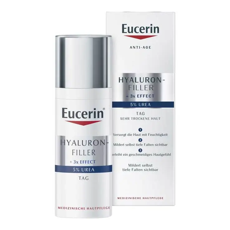Eucerin Hyaluron-Filler Urea Tagescreme, 50 ml Zertifiziert